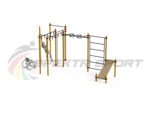 Купить Спортивный комплекс для инвалидов-колясочников WRK-D17_76mm в Кирсе 