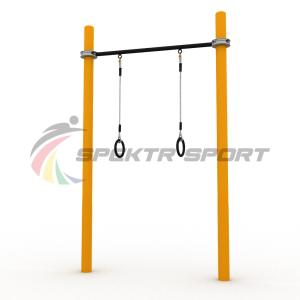 Купить Турник классический для занятий Воркаут с кольцами SP WRK-07 + Rings_76mm в Кирсе 