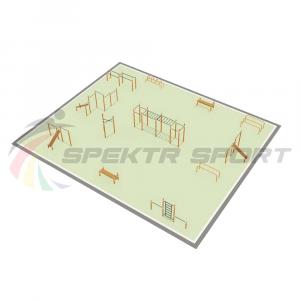 Купить Парковая площадка для Воркаут и WRK 2_76mm в Кирсе 