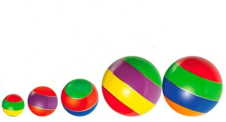 Купить Мячи резиновые (комплект из 5 мячей различного диаметра) в Кирсе 