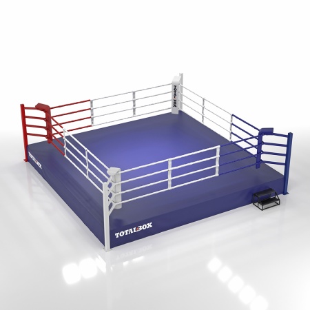 Купить Ринг боксерский Totalbox на помосте 0,5 м, 6х6м, 5х5м в Кирсе 