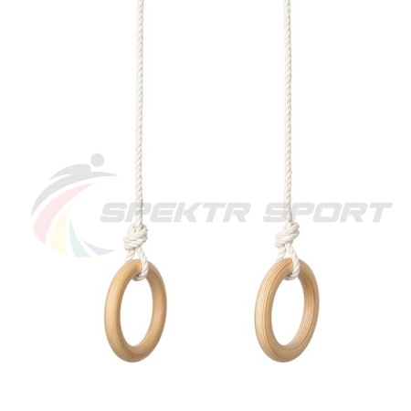 Купить Кольца гимнастические деревянные (фанера 18 мм, покрытие: эмаль, лак или пропитка) в Кирсе 