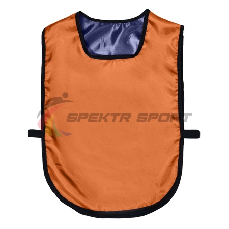 Купить Манишка футбольная двусторонняя универсальная Spektr Sport оранжево-синяя в Кирсе 